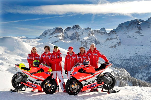 Μαζί με τους επικεφαλής της Ducati